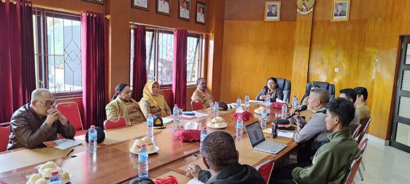 Rapat Koordinasi HUT RI ke-80: Puncak Jaya Matangkan Persiapan Upacara Kemerdekaan