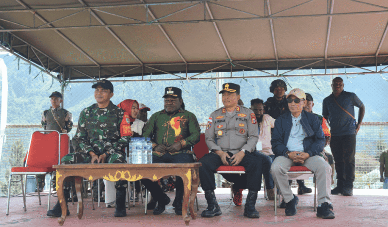 Wabup Mus Kogoya Resmi Buka Lomba Wisisi: Tarian Adat Jadi Simbol Kesatuan